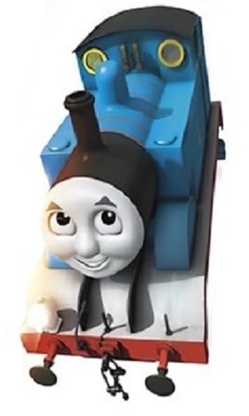 4 Inch Thomas The Tank Engine & Friends Blue No. 1 Removable Wall Decal Sticker Art Home Decor 2 1/2 inches Wide by 4 inches Tall