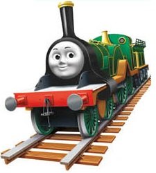 4 Inch Excellent Emily Thomas The Tank Engine & Friends Removable Wall Decal Sticker Art Home Decor 4 inches Wide by 5 inches Tall C