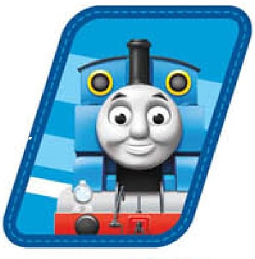 4 Inch Thomas The Tank Engine Blue No. 1 Decal Removable Wall Sticker Art Home Decor 3.5 inches Wide by 3.75 inches Tall