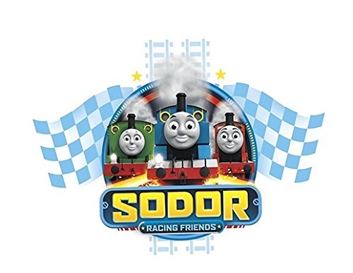 6 Inch Thomas James Percy No. Number 1 5 6 Blue Red Green The Tank and Friends Removable Wall Decal Sticker Art Home Decor 6 inches Wide by 4 1/2 inches Tall