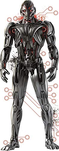 13 Inch Age of Ultron Decal Avengers Marvel Comics Removable Peel Self Stick Vinyl Wall Sticker Art Kids Room Home Decor Boys Children 5 x 12 1/2 Inch Tall