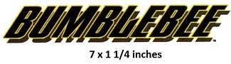 Bumblebee logo with size indication '7 x 11 1/4 inches'.