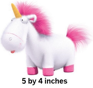 Agnes Gru Unicorn Wall Decal Despicable Me Girl Minions Removable Sticker Art Peel and Stick Home Room Decor 5 x 4 inches