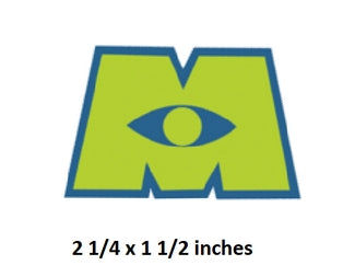 Logo with a green 'M' and blue outline, featuring an eye symbol, on a white background.