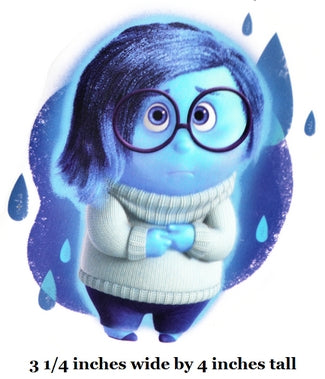 Animated character with glasses and a sweater, surrounded by blue droplets.