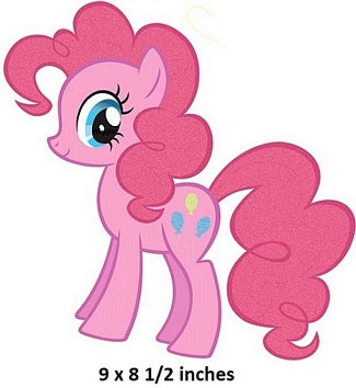 Pinkamena Pinkie Diane Pie Wall Decal My Little Pony Removable Sticker Art MLP Peel and Stick Home Room Decor 9 x 8.5 inches