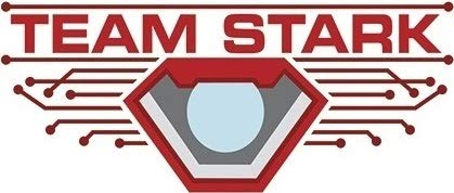 5 Inch Team Stark Logo Iron Man Tony Industries Captain America Civil War Marvel Avengers Comics Removable Wall Decal Sticker Art Home Decor Kids Room Boys Decoration 5 x 2 1/2 inches