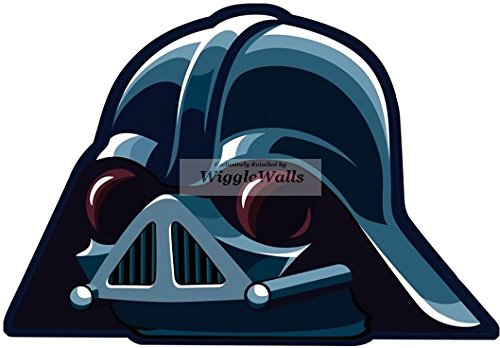 7 Inches Darth Lard Vader Bad Pig Pigs Piggy Angry Birds Star Wars Removable Peel Self Stick Adhesive Vinyl Decorative Wall Decal Sticker Art Kids Room Home Decor Girl Boy 7x4 Inch