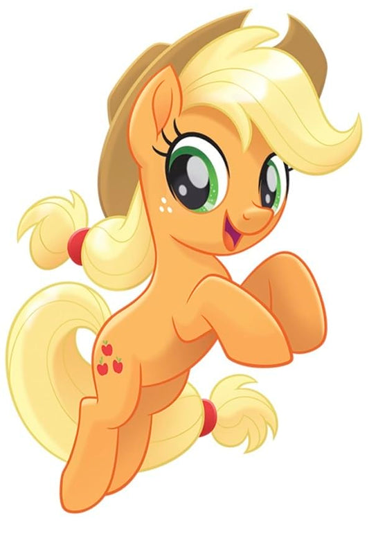 8 Inch Applejack Pony Wall Decal MLP Removable Peel Self Stick Sticker Art Home Kids Room Decor Decoration - 5 1/2 by 8 inches