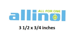 Allinol All for One Logo Wall Decal Lightning McQueen Removable Sticker Disney Cars Movie Peel and Stick Art 3.5 x 1 inches
