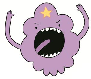 4 Inch Lumpy Space Princess Decal Adventure Time with Finn and Jake Removable Wall Sticker Art Home Decor Kids Room 4 Inch by 3 1/2 Inch Tall