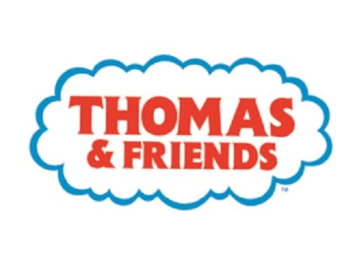 4 Inch Thomas The Tank Engine & Friends Logo Decal Removable Wall Sticker Train Art Home Decor 4 inches Wide by 2 inches Tall