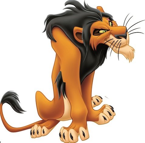 8 Inch Scar Disney The Lion King Movie Animal Removable Peel Self Stick Adhesive Vinyl Decorative Wall Decal Sticker Art Kids Room Home Decor Girl Boy Children Bedroom 8 1/2 x 8 1/2 inch Tall