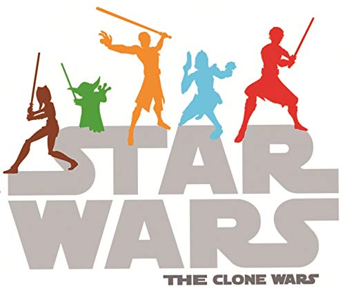 3 Inch Clone Wars Yoda Decal Jedi Master Knight Rebel Alliance Force Star Wars Classic Episode V Empire Strikes Back Removable Wall Sticker Art Home Decor Kids Room 3 Inches Wide by 2 1/2 Inches Tall