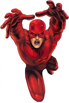 6 Inch Classic Dare Devil Daredevil Marvel Comics Removable Peel Self Stick Adhesive Vinyl Decorative Wall Decal Sticker Art Kids Room Home Decor Boys Children 4 x 6 inches