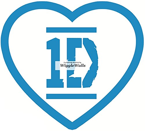 3 Inch Harry Styles One Direction 1D Wall Decal Sticker Removable Peel Self Stick Adhesive Vinyl Decorative Art Room Home Decor Girls Room Decor 3 1/2 by 3 inches