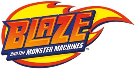 4 Inch Blaze and The Monster Machines Logo Decal Trucks Repositionable Removable Peel Self Stick Wall Sticker Art Home Decor (Decoration for Walls Laptop Yeti Tumbler) 4 by 2 inch