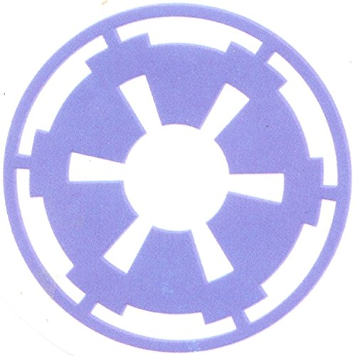 2 Inch Galactic Republic Roundel Emblem Logo Badge Insignia Unity Imperial Symbol Empire Star Wars Removable Wall Decal Sticker Art Home Decor-2 1/4 Inches Wide by 2 1/4 Inches Tall