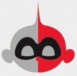 2 Inch John Jack-Jack Jackson Parr Logo Baby Boy Brother Incredibles 2 Movie Removable Peel Self Stick Wall Decal Sticker Art Bathroom Kids Room Walt Disney Pixar Home Decor 2 by 2 inches