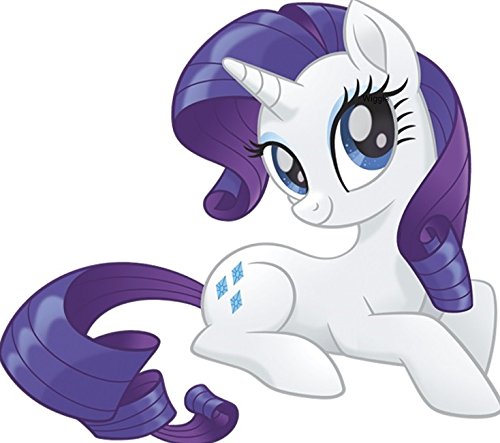 7 Inch Rarity Wall Decal Sticker MLP My Little Pony The Movie Removable Peel Self Stick Adhesive Vinyl Decorative Art Kids Room Home Decor Girl Bedroom Nursery 7 by 7 inches Tall