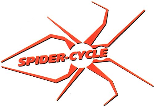 4 Inch Ultimate Spiderman Motorcycle Spider Cycle Bike Man Marvel Comics Removable Peel Self Stick Adhesive Vinyl Decorative Wall Decal Sticker Art Kids Room Home Decor Boys 3 1/2 x 2 1/2 Inch