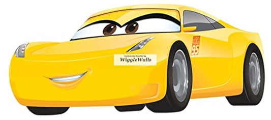 9 Inch Cruz Ramirez Wall Decal Sticker Disney Pixar Cars 3 Movie Removable Peel Self Stick Adhesive Vinyl Decorative Art Room Home Decor Kids Room Nursery Racing Decor 9 by 4 inches