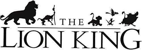 5 Inch The Lion King Movie Simba Animal Removable Peel Self Stick Adhesive Vinyl Decorative Wall Decal Sticker Art Kids Room Home Decor Girl Boy Children Bedroom 5 1/2 x 2 inch Tall