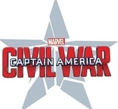 3 Inch Captain America Civil War Logo Team Cap Stark Marvel Avengers Comics Removable Wall Decal Sticker Art Home Decor Kids Room Boys Decoration 3 1/4 x 3 1/4 inches