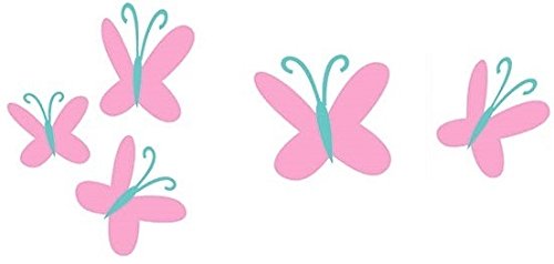 3 pcs Fluttershy Pony Cutie Marks Wall Decal Removable Peel Self Stick Sticker Art Home Kids Room Decor Decoration Ranging 1 to 3 inches