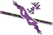 3 Inch Donatello Logo Donnie Ninja Turtle TMNT Removable Peel Self Stick Wall Decal Sticker Art Kids Decor Boys Room 3 x 1 1/2 inches