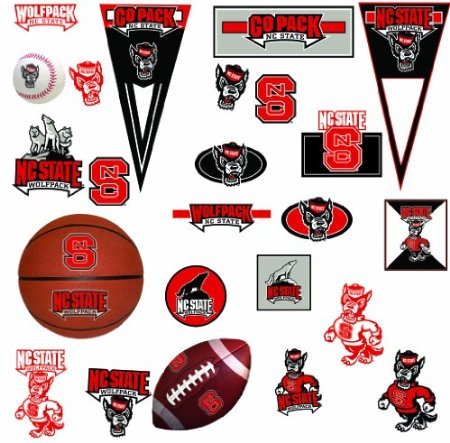 Prodashop RoomMates RMK1264SCS North Carolina State University Peel & Stick Wall Decals