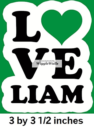 3 Inch Liam Payne One Direction 1D Wall Decal Sticker Removable Peel Self Stick Adhesive Vinyl Decorative Art Room Home Decor Girls Room Decor 3 by 3 1/2 inches