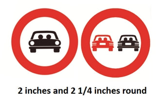 Parking Sign Logos Wall Decal Lightning McQueen Removable Sticker Disney Cars Movie Peel and Stick Art Pair