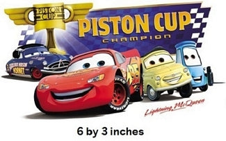 Lightning McQueen Piston Cup Champion Wall Decal Team 95 Removable Sticker Disney Cars Movie Peel and Stick Art 5 x 2.5 inches (Copy)