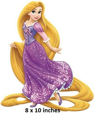 Sparkle Rapunzel Wall Decal Tangled Princess Removable Sticker Walt Disney Princesses Peel and Stick Home Decor Art 8 x 10 inches