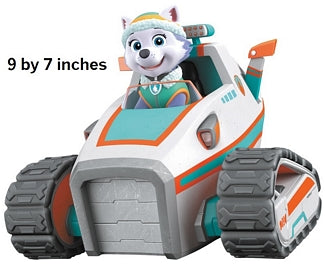Everest Snowmobile Wall Decal Paw Patrol Snow Rescue Removable Sticker Girl Pups Peel and Stick Art 9 x 7 inches