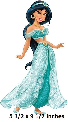 Sparkle Jasmine Wall Decal Aladdin Princess Removable Sticker Walt Disney Princesses Peel and Stick Home Decor Art 5.5 x 9.5 inches (Copy)